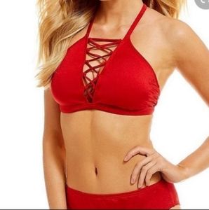 $2️⃣0️⃣Antonio Melani red bikini set